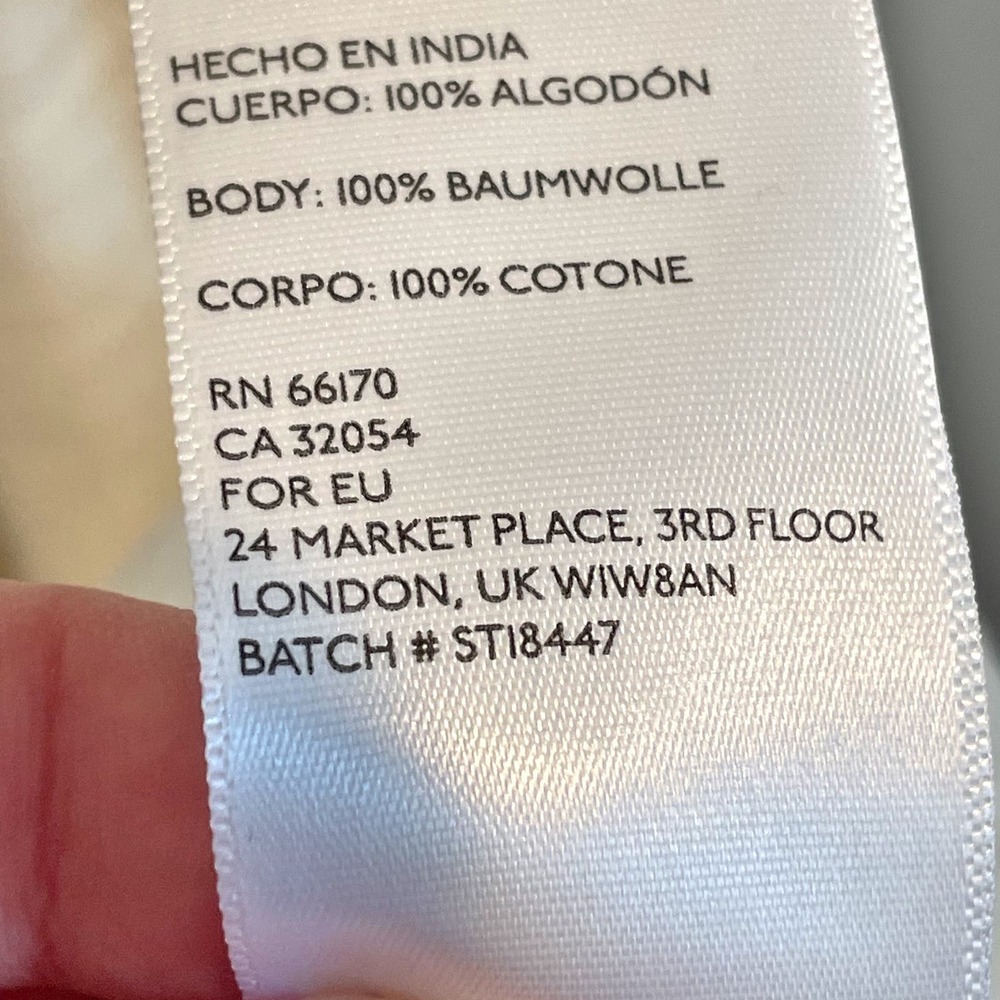 RARE Anthropologie Steele Barlett Ivory Embroidered Midi/Maxi Dress Size XS/S - Picture 8 of 11